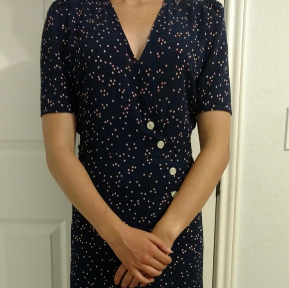 *SOLD* Rouje Paris Wrap Dress, 36 - Picture 6 of 8